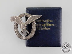 Germany. A Luftwaffe Pilot’s Badge By O.m. In Its Case Of Issue