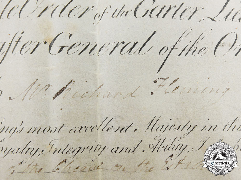 an1805_appointment_document_to_ordnance_storekeeper_at_quebec_city,_lower_canada_m_279