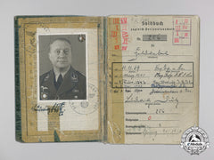 A Superb Bavarian Soldbuch, Militärpass, Flight Log, And Photos, To Ground-Attack Gunner
