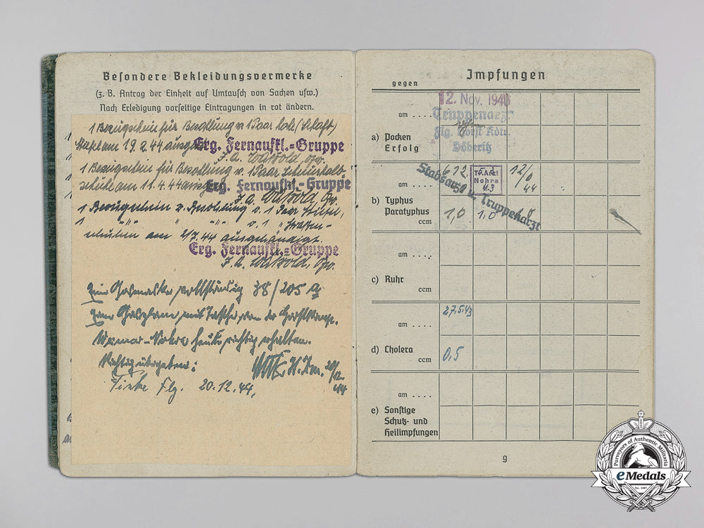 a_superb_bavarian_soldbuch,_militärpass,_flight_log,_and_photos,_to_ground-_attack_gunner_m_285_1