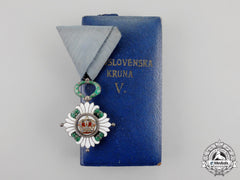 Yugoslavia, Kingdom. An Order Of The Crown, V Class Knight With Case