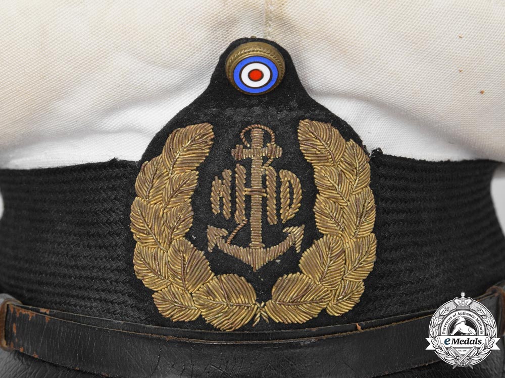 a_scarce_second_war_croatian_navy_officer’s_visor_cap;_published_example_m_413_1