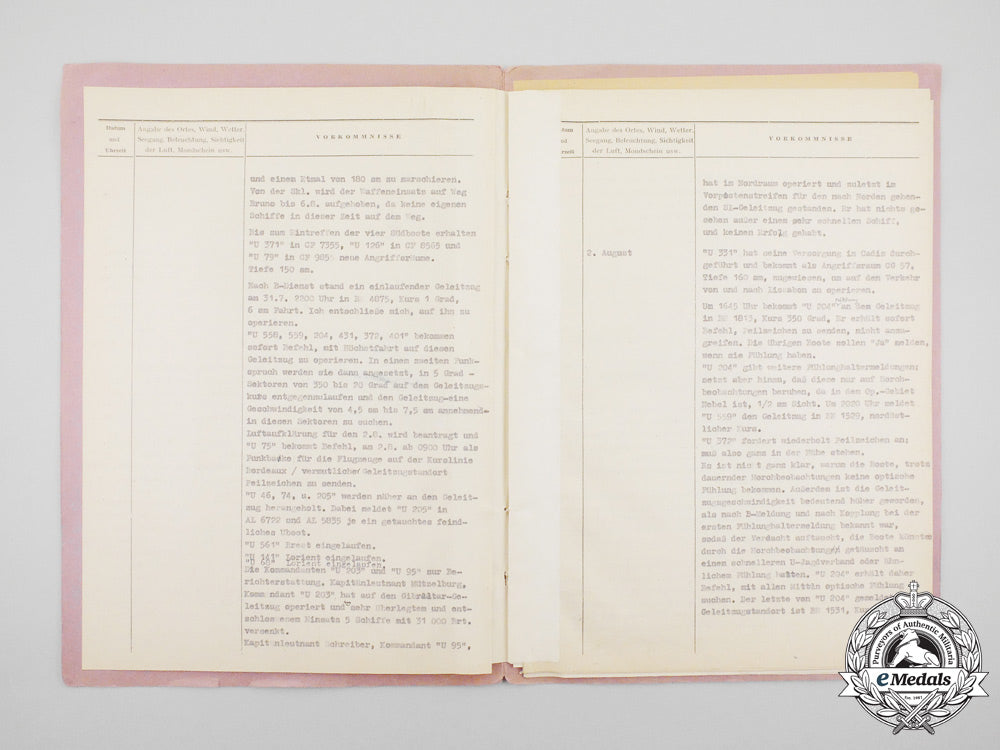 a_dönitz_signed_official_war_diary_of_the_commander_of_u-_boats_for_august1941_m_465_1