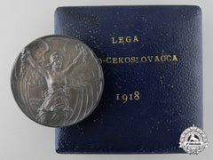 An 1918 Italo Czechoslovakia Campaign Medal