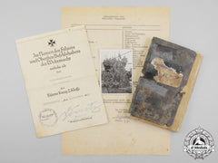 Germany, Kriegsmarine . A Kia Document Group To U-Boat 160 Cook