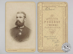Turkey. An 1871 Photograph Featuring A Recipient Of The Order Of Medjidie