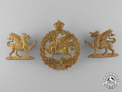 A First War 198Th Infantry Battalion Canadian Buffs Insignia Set