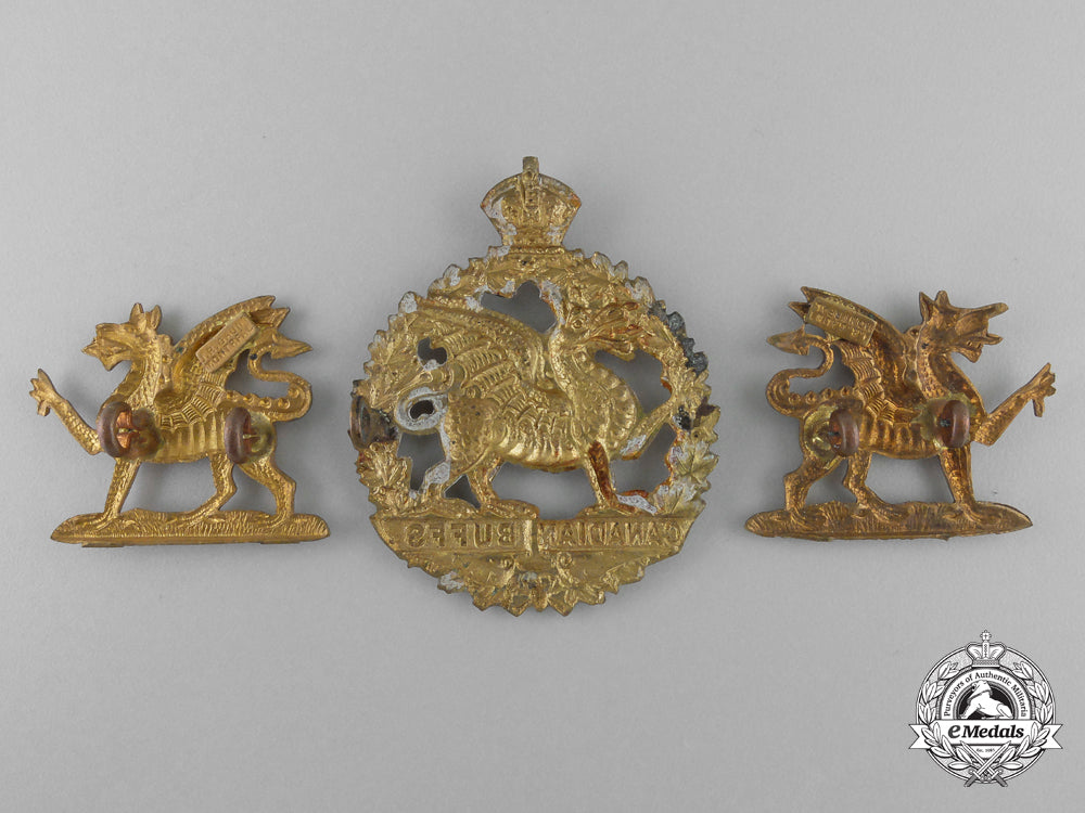 a_first_war198_th_infantry_battalion_canadian_buffs_insignia_set_m_602