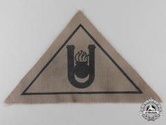 A Second War Croatian Ustasha Arm Badge