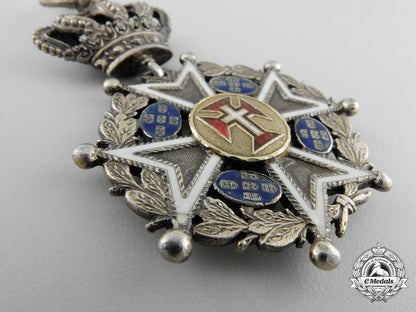 a_portuguese_military_order_of_christ;_officer's_cross_m_713
