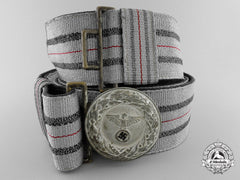 A Rare Initial Pattern Rlb Leader's Brocade Dress Belt; Published Example