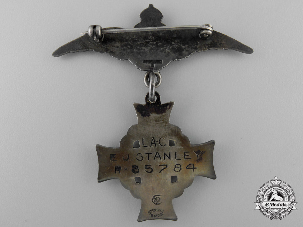 a_second_war_memorial_cross_group_to_leading_aircraftman_james_e._stanley_rcaf_m_990