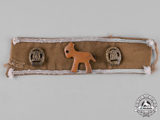 germany,_third_reich._an_afrika_cuff_title_section_with_possible_unit_badge&_d_r_l_sports_badges_ma18_0038_1_1_1_1