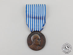 Italy. A Merit Medal For Long Command In The Royal Army, Bronze Grade