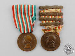 Italy. A Lot Of Italian-Austrian Campaign Medals 1915-1918
