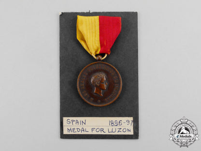 spain._a_luzon_campaign_medal,_c.1898_mm_000389