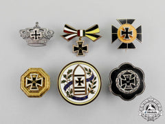 Germany. Six Imperial German Patriotic Iron Cross 1914 Badges