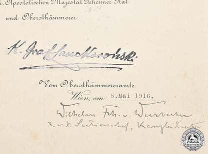 austria,_imperial._a_large_military_merit_cross_iii_class_document,_infantry_regiment61__mnc2025_m20_0837