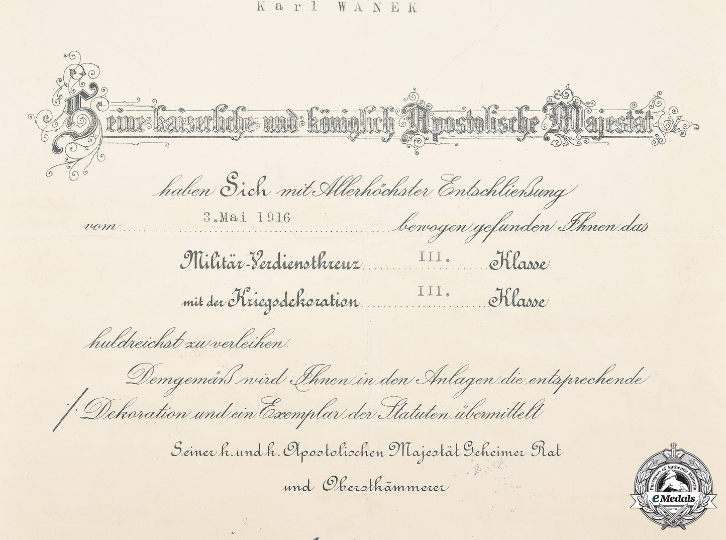 austria,_imperial._a_large_military_merit_cross_iii_class_document,_infantry_regiment61__mnc2026_m20_0836