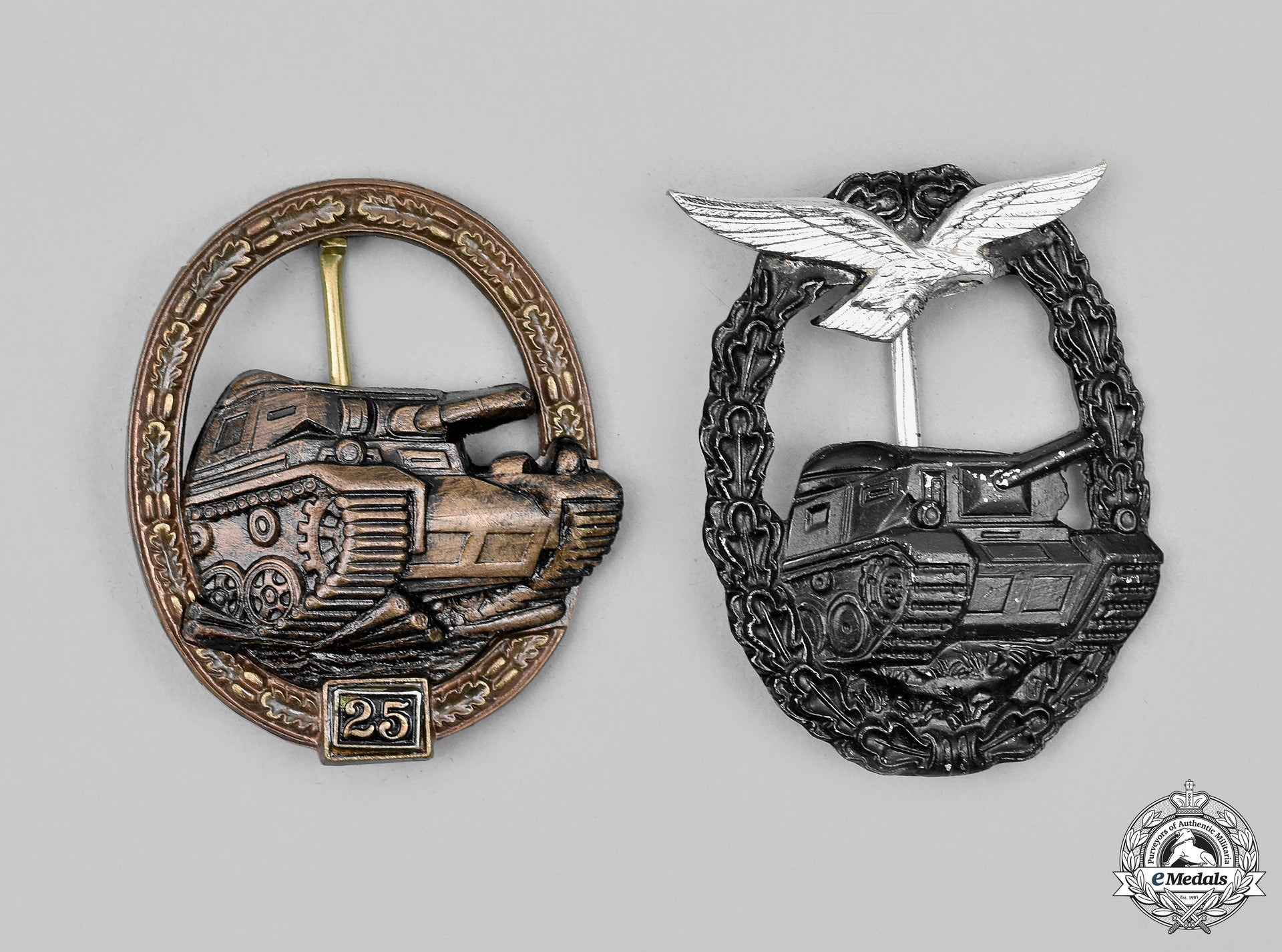 germany,_federal_republic._a_pair_of_panzer_assault_badges,1957_versions__mnc3432_m20_0794