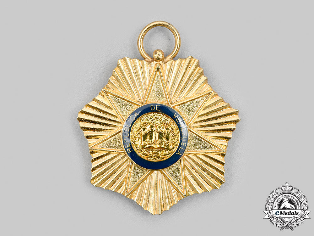 venezuela,_bolivarian_republic._an_order_of_andrés_bello,_i_class,_c.1975__mnc3649_m20_0019
