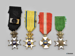 Sweden, Italy. A Lot Of Four Miniature Orders