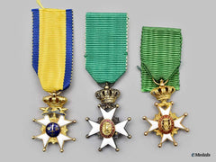 Sweden, Kingdom. A Lot of Three Miniature Orders