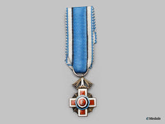 Estonia, Independent Democratic Nation (1918-1940). An Order Of Merit Of The Estonian Red Cross Miniature