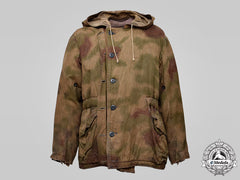 Germany, Wehrmacht. A Marsh 43 Camouflage Hooded Winter Parka, C.1945