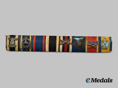 Germany, Imperial. A Ribbon Bar For A Decorated First And Second World War Combatant