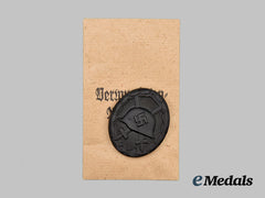 Germany, Wehrmacht. A Mint Black Grade Wound Badge, By Heinrich Wander
