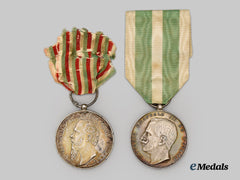 Italy, Kingdom. A Pair Of Awards