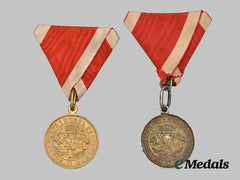Bulgaria, Kingdom. Two Serbian-Bulgarian War Campaign Medals, 1885.