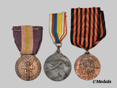 Italy, Fascist State. A Lot Of Three Campaign Medals