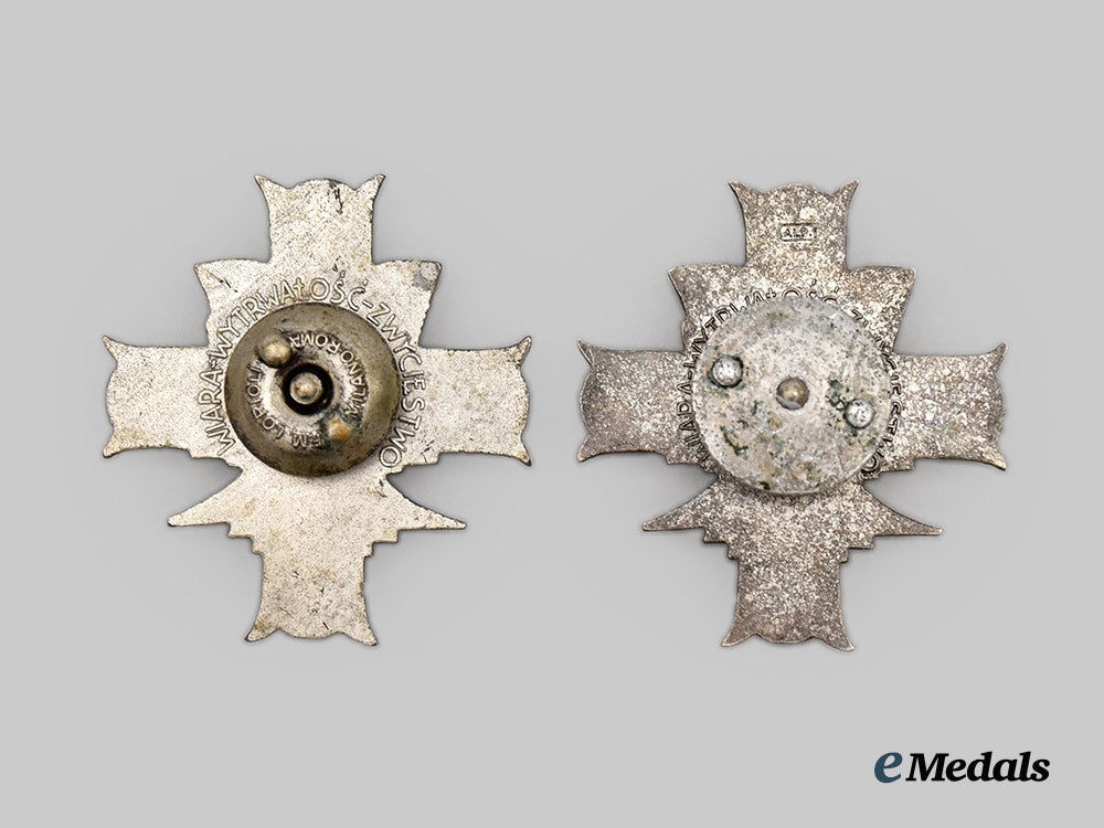 poland._two3_rd_carpathian_rifle_division_badges_by_f.m.lorioli,_c.1940__mnc5172_1