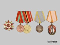 Russia, Soviet Union. A Mixed Lot Of Medals & Awards
