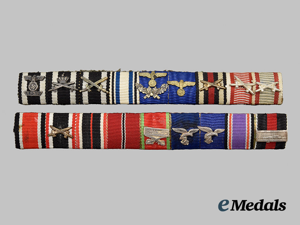 Germanic Ribbons Germany, Third Reich. A Pair Of Ribbon Bars, Post-1945 Assembly – eMedals