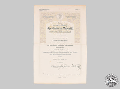 austria,_imperial._a_large_first_war_military_merit_medal_document_to_oberleutnant_gally__mnc5614_m20_0254
