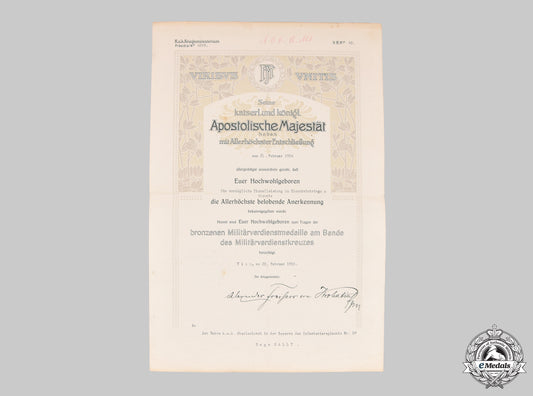 austria,_imperial._a_large_first_war_military_merit_medal_document_to_oberleutnant_gally__mnc5614_m20_0254