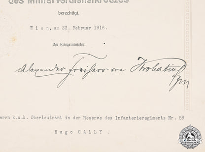 austria,_imperial._a_large_first_war_military_merit_medal_document_to_oberleutnant_gally__mnc5617_m20_0256