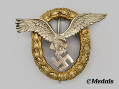 Germany, Luftwaffe. A Pilot And Observer Badge, By Imme And Sohn