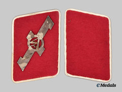 Germany, Sa. A Set Of Sa-Standarte Feldherrnhalle Mann Collar Tabs