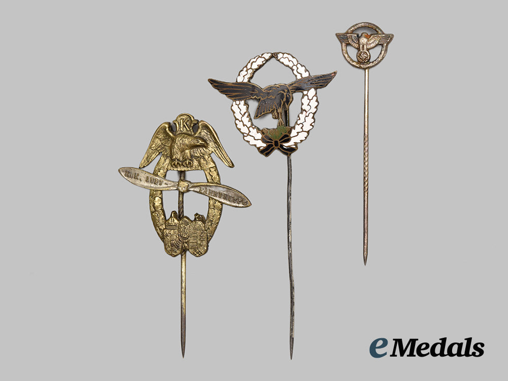 austria-_hungary,_empire;_germany,_third_reich._a_mixed_lot_of_stick_pins__mnc5665_2_1