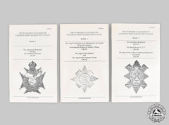 Canada. The Standard Catalogue Of Canadian Army Badges 1855 To Date, Books 1, 2 & 3