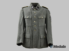 Germany, Ss. A 3Rd Ss Panzer Division Totenkopf Signals Sturmmann M43 Service Tunic
