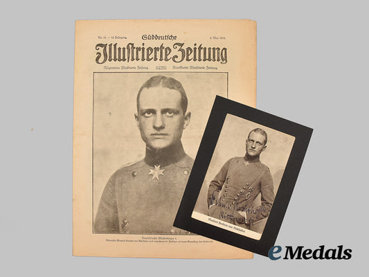germany,_imperial._a_wartime_signed_photo_of_manfred_von_richthofen,_with_commemorative_death_publication__mnc6044