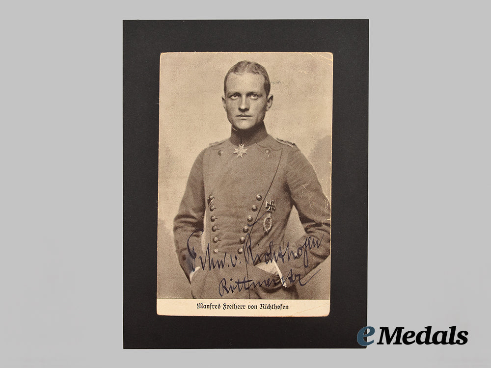 germany,_imperial._a_wartime_signed_photo_of_manfred_von_richthofen,_with_commemorative_death_publication__mnc6049