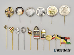 Germany, Imperial. A Mixed Lot Of First World War Patriotic Stick Pins
