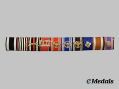 Germany, Third Reich. A Ribbon Bar, Post-1945 Assembly