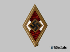 Germany, Hj. A Golden Honour Badge, By Paulmann & Crone